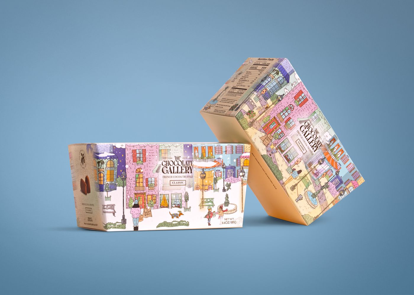French Cocoa Truffle Winter Summer Box
